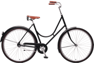 Retro svart dam 0 vxl