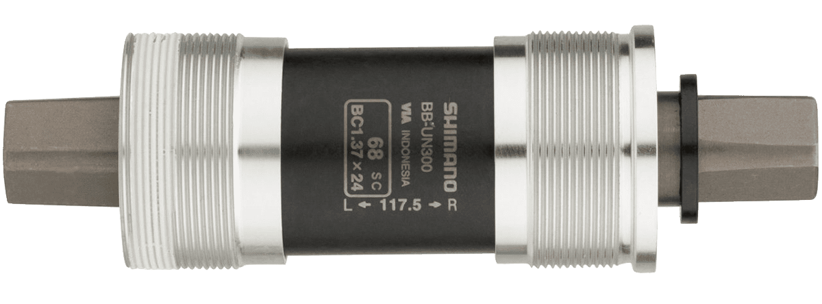Produktfoto för Shimano Vevlager BSA 117,5/68mm BB-UN300 fyrkant