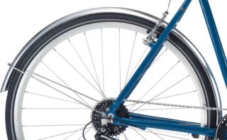 Bakskärm Hybrid Silver Herr