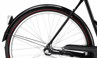 Bakskärm Stålhästen Svart Dam