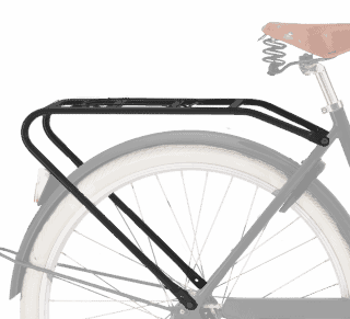 Pakethållare Prima Svart