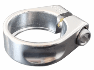 Sadelstolpsklämma Zoom 31,8mm (27,2) Silver