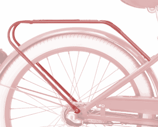 Pakethållare 16 Rosa