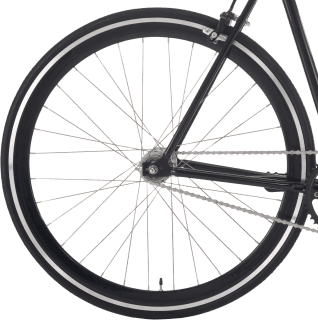 Bakhjul Sport Svart Single Speed